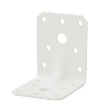 Vinkelbeslag Vit 70 x 55 x 2,5 mm Heco